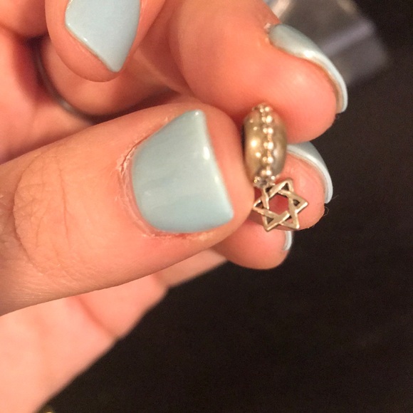 Jewish Star and Menorah Pandora Charms - Picture 2 of 5
